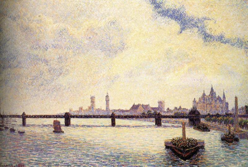 Camille Pissarro London Bridge Spain oil painting art